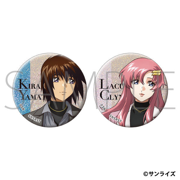 Mobile Suit GundamSEED FREEDOM ZERO Can Badge Set Kira Yamato & Lacus Clyne