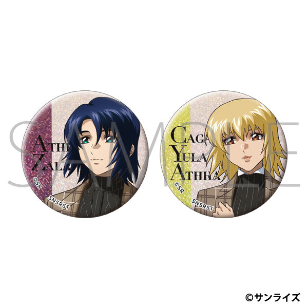 Mobile Suit GundamSEED FREEDOM ZERO Can Badge Set Athrun Zara & Cagalli Yura Athha