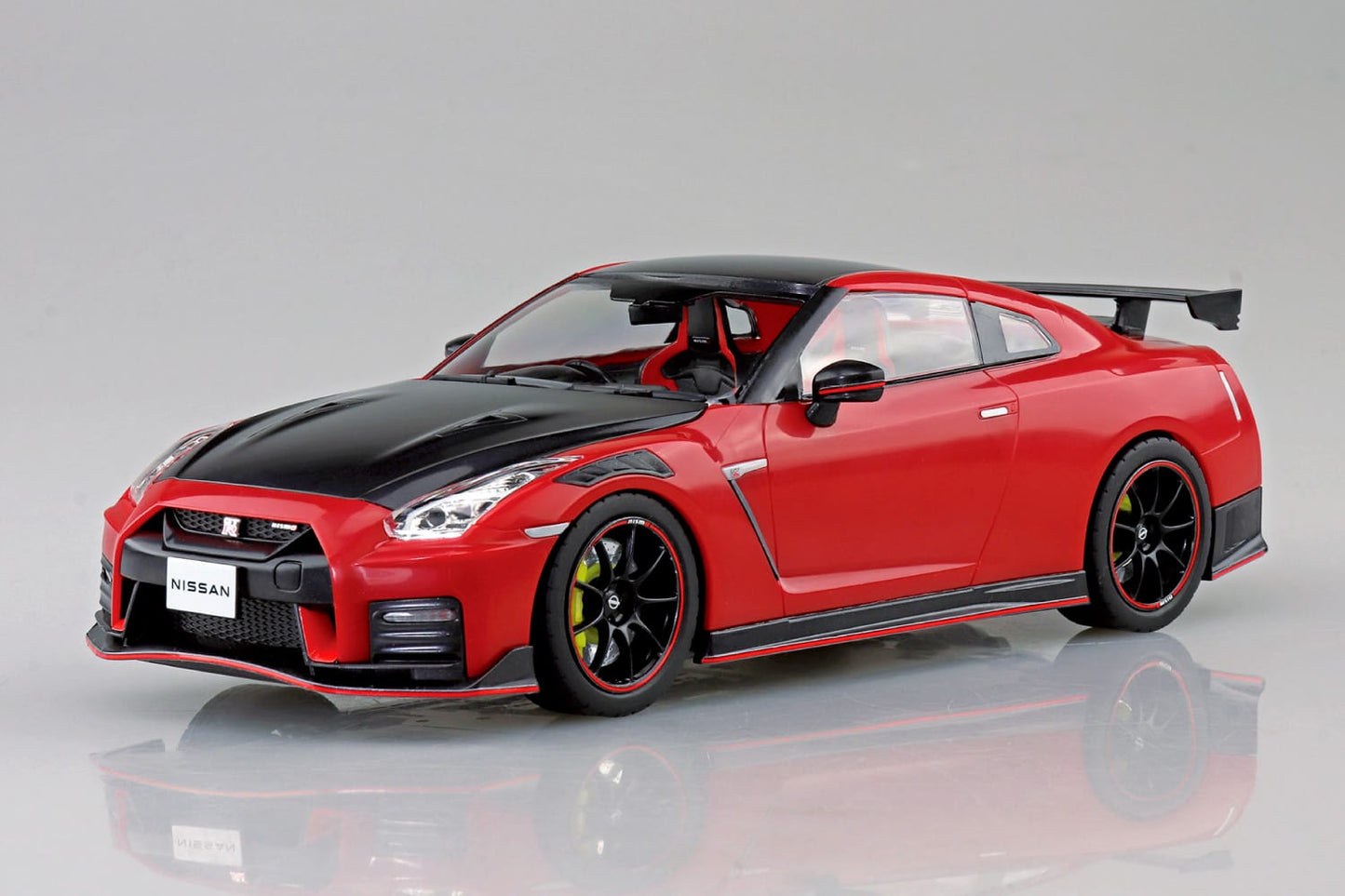 Rakuraku Plastic Snap Car R35 NISSAN GT-R NISMO 特别版 2022 活力红