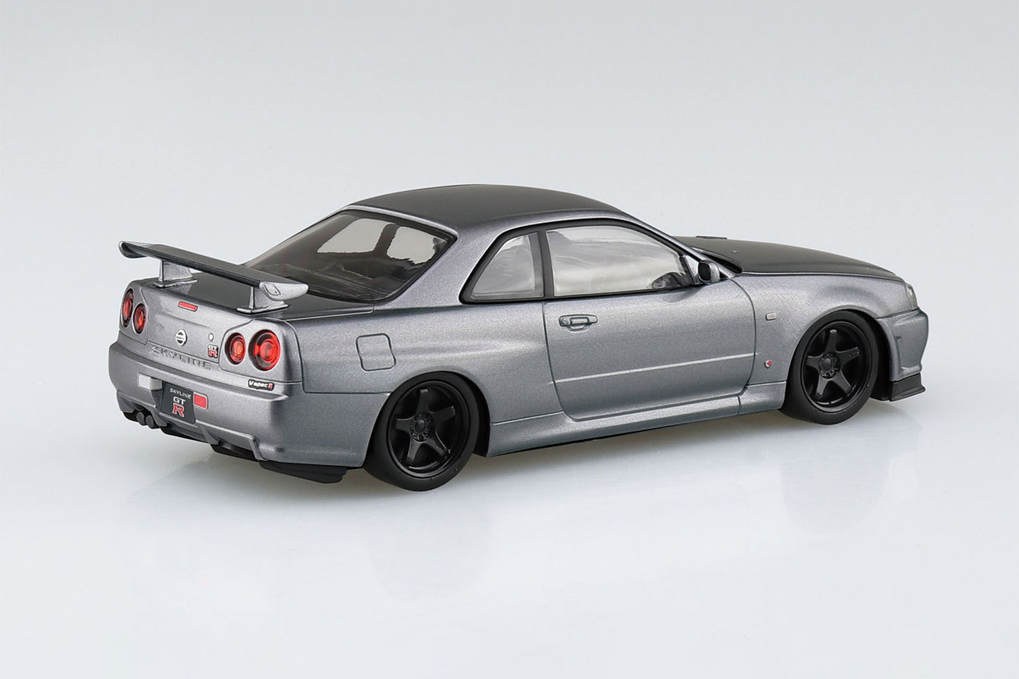 的☆Snapkit 日产 R34 Skyline GT-R 定制轮圈(运动员银色)