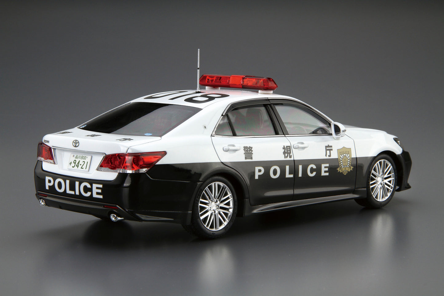 the☆Model Car 1/24 Toyota GRS214 Crown Patrol Car for traffic control '16