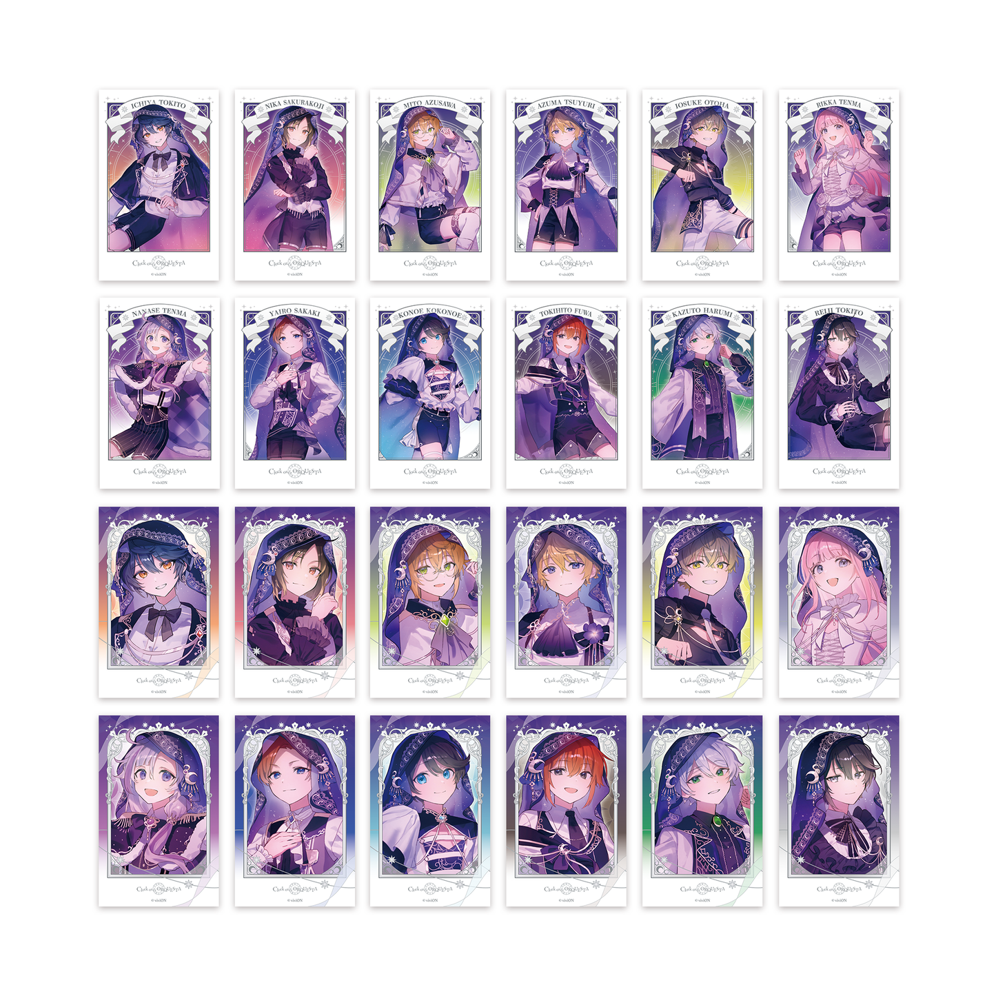 ORQUESTA(奥奎斯塔)4 周年纪念时钟 男孩造型的 Cheki 风格卡片 ver.