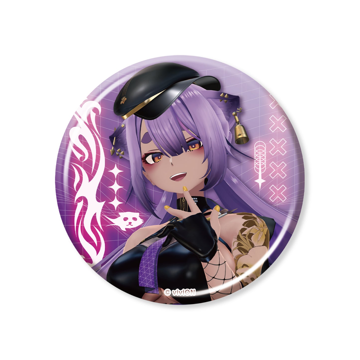 아오기리 고교 팔십과 무지나 데뷔 기념 굿즈 캔 배지