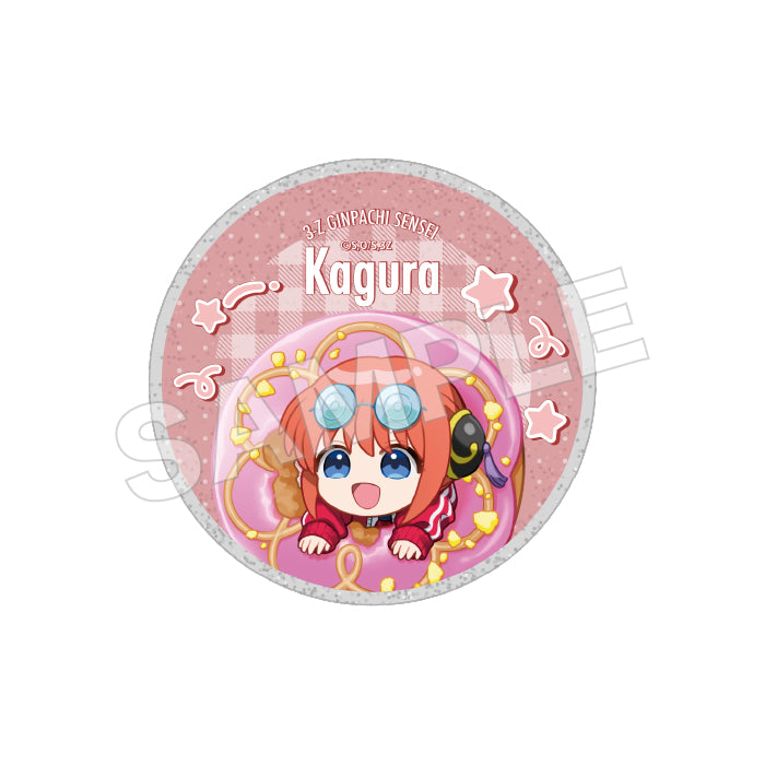 3rd Year Z Class Ginpachi Sensei Glitter Acrylic Coaster Kagura