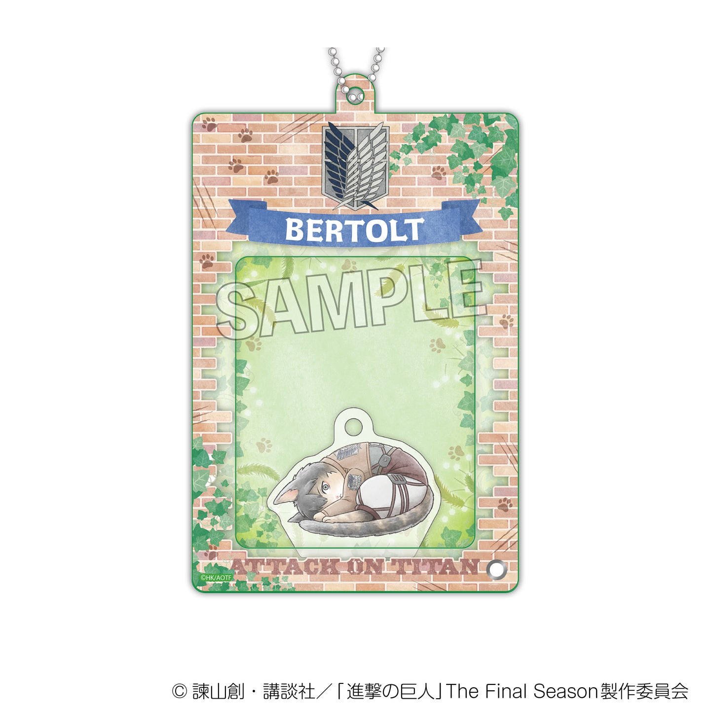Attack on Titan Survey Soldier Nyan Minipake! ~Acrylic stand~ Bertolt