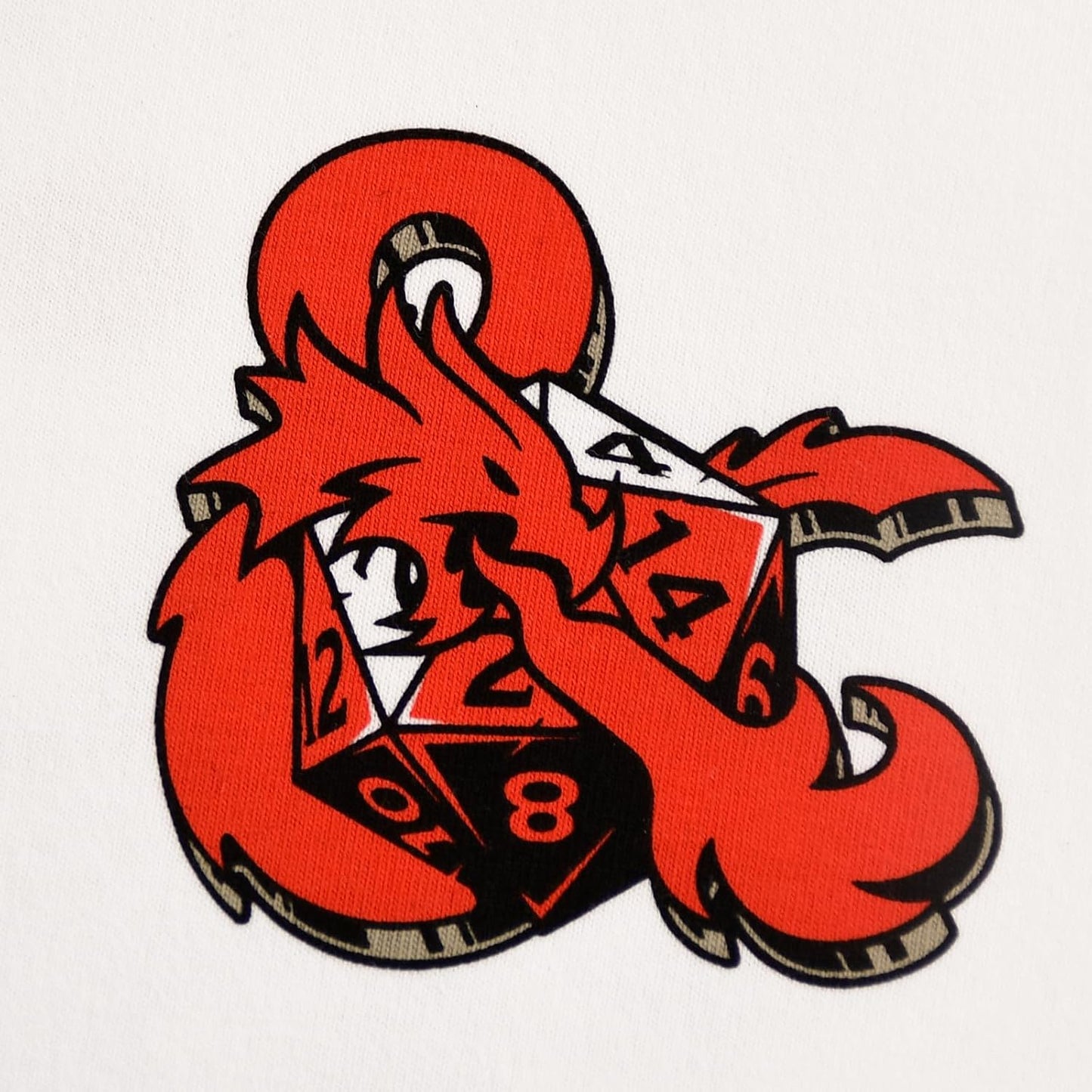 ダンジョンズ&ドラゴンズ FP002DND2023 Tシャツ ホワイト