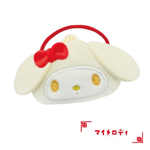 Sanrio Characters Nikuman Stuffed Hair Tie My Melody 8203-572