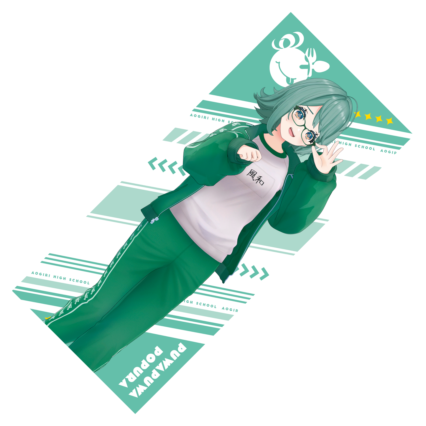 Aogiri High School Face Towel Popura Puwapuwa
