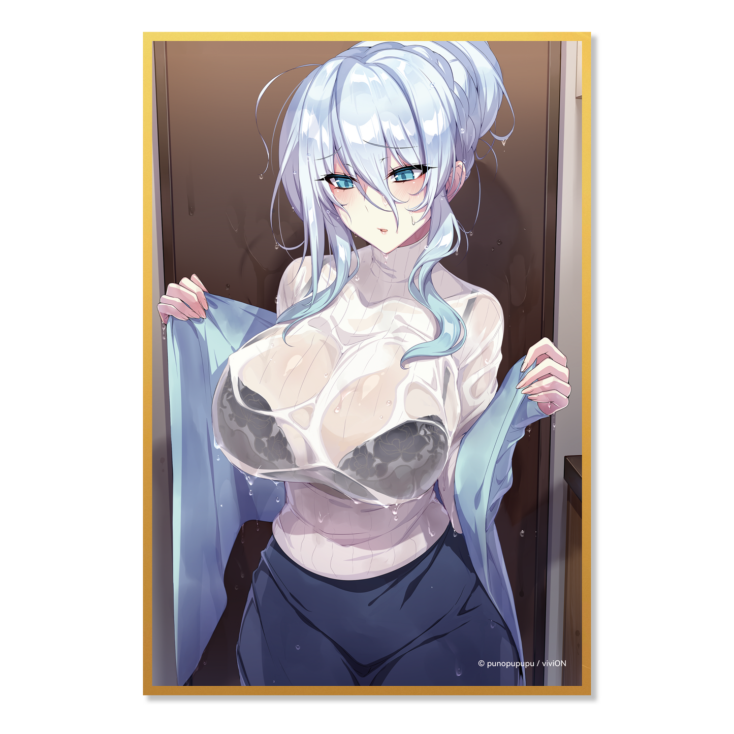 The Widowed Snow Woman A5 Art Board - Rain Soaked Ver.