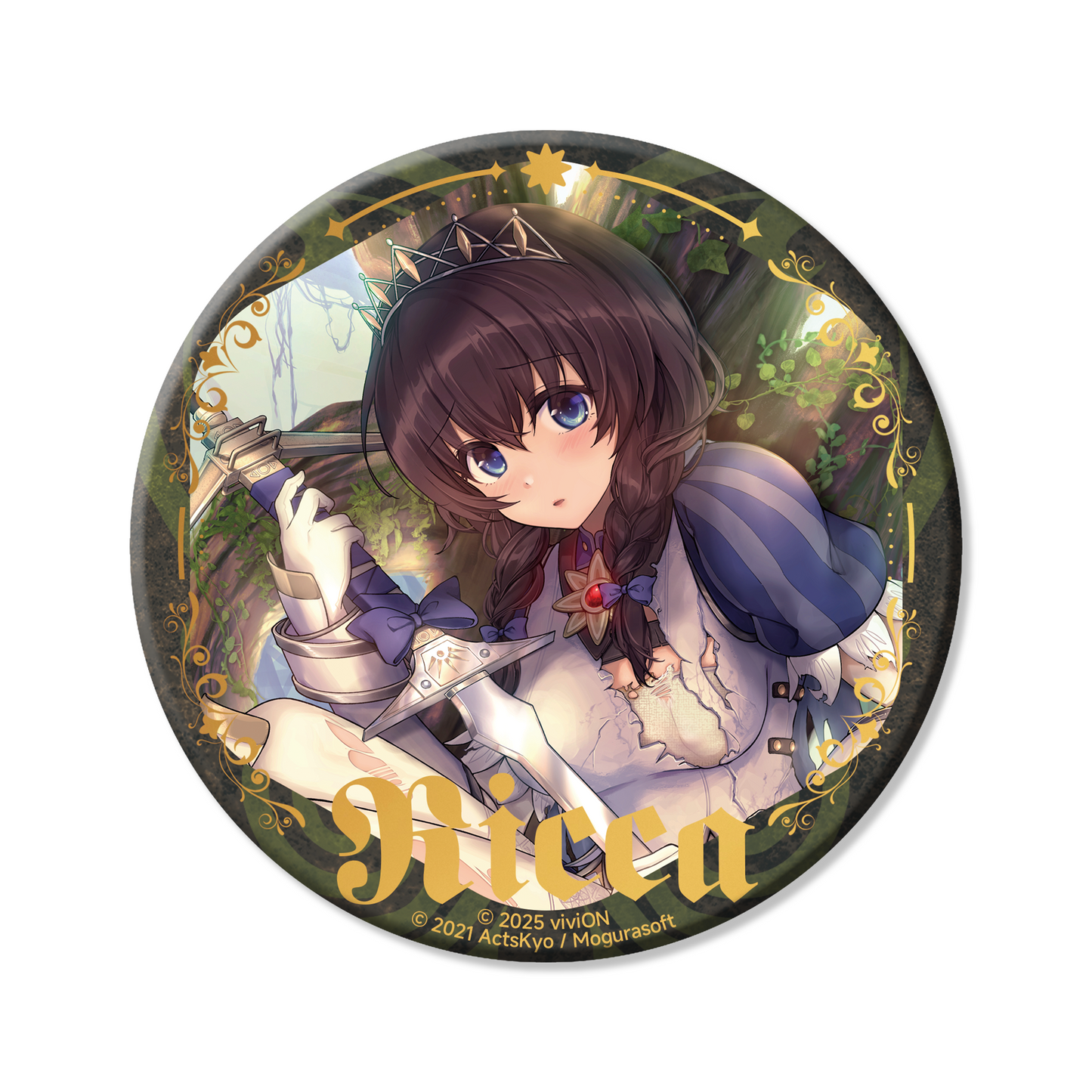 The Fairy Tale of Holy Knight Ricca Can Badge - Ricca