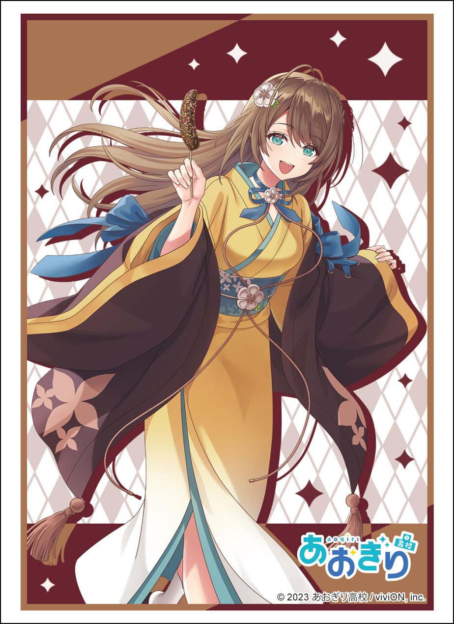 Weiss Schwarz Sleeve, Aogiri High School, Kurikoma Komaru, Yukata Ver.