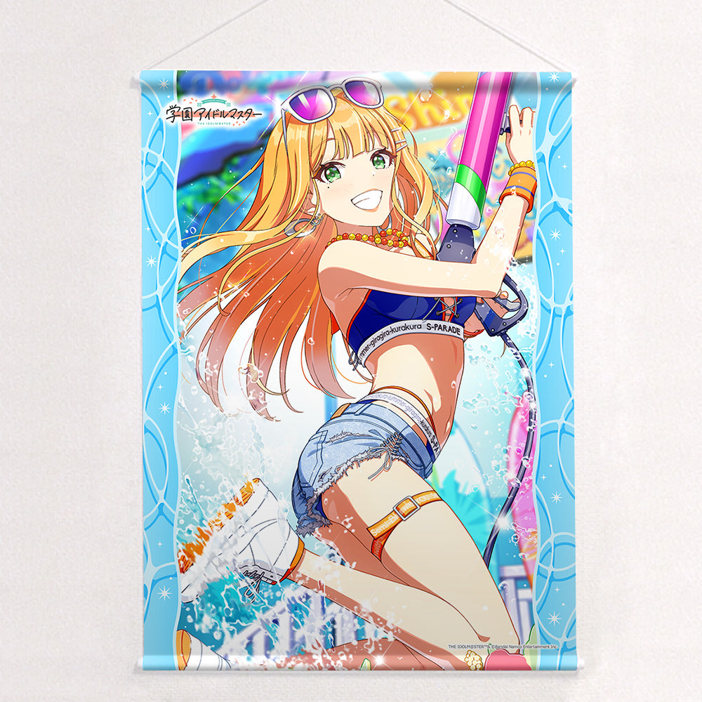 SchoolThe Idolmaster B2 Tapestry (Shiun Seika/You and Semi Blue) W Suede