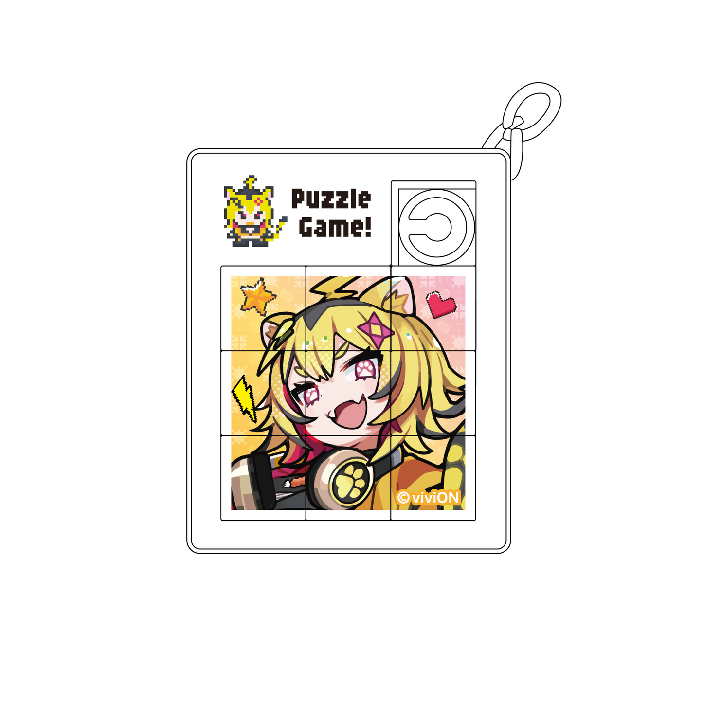 Aogiri High School Urukutora Garu 生日紀念商品 2025 拼圖鑰匙圈。