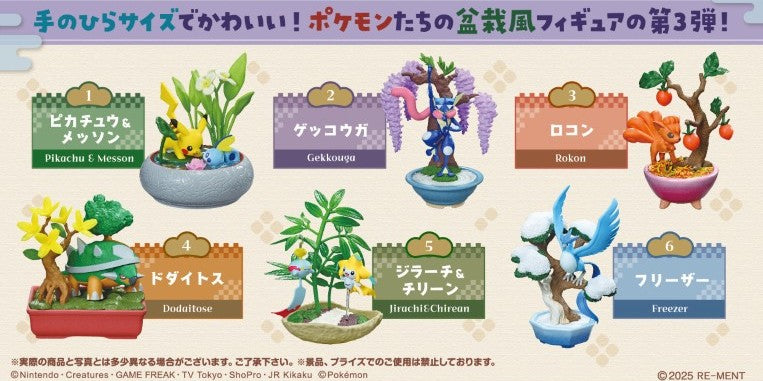 Pokémon Pokémon BONSAI3 -Together with the Changing Seasons- 6 pieces BOX