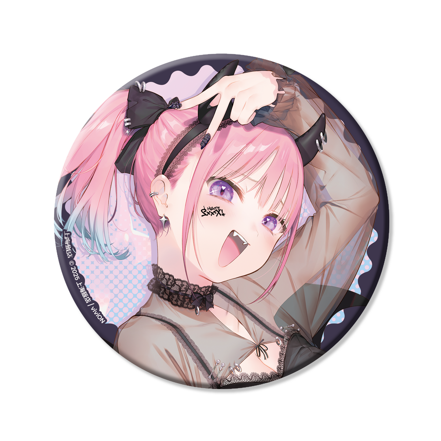 I Hate H! Usami-chan Can Badge - Devil Ver.