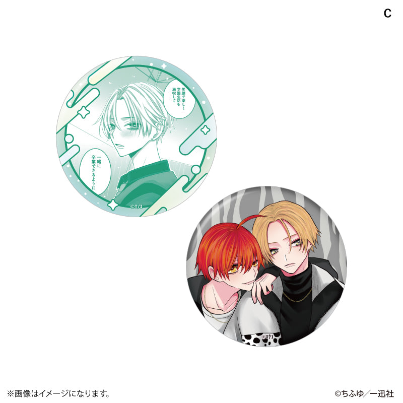 Himitsu no Ibara Tin badge set C