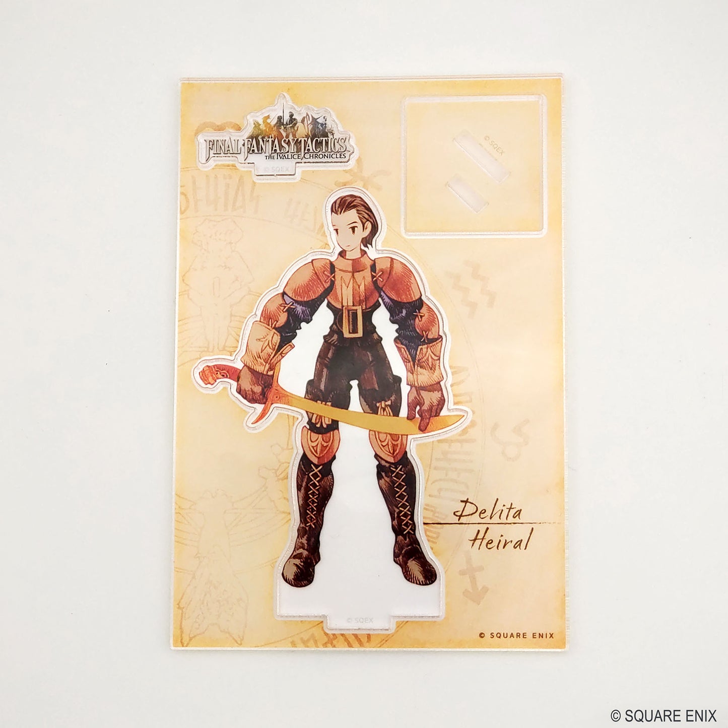 Final FantasyTactics Acrylic Stand Swordsman Delita Hyrule<Royal Officer Academy Model>