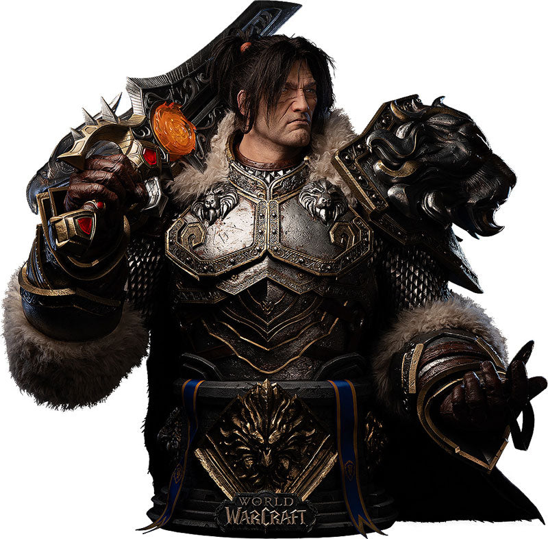 Infinity Studio X Blizzard Entertainment <world of warcraft> Varian Wrynn life size bust