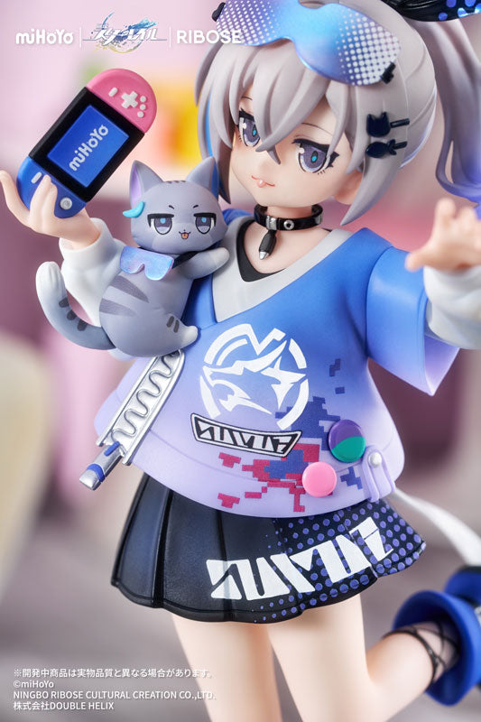 RISE UP+ Collapse: Star Rail Chibineko Series Figure Silver Wolf Ver.