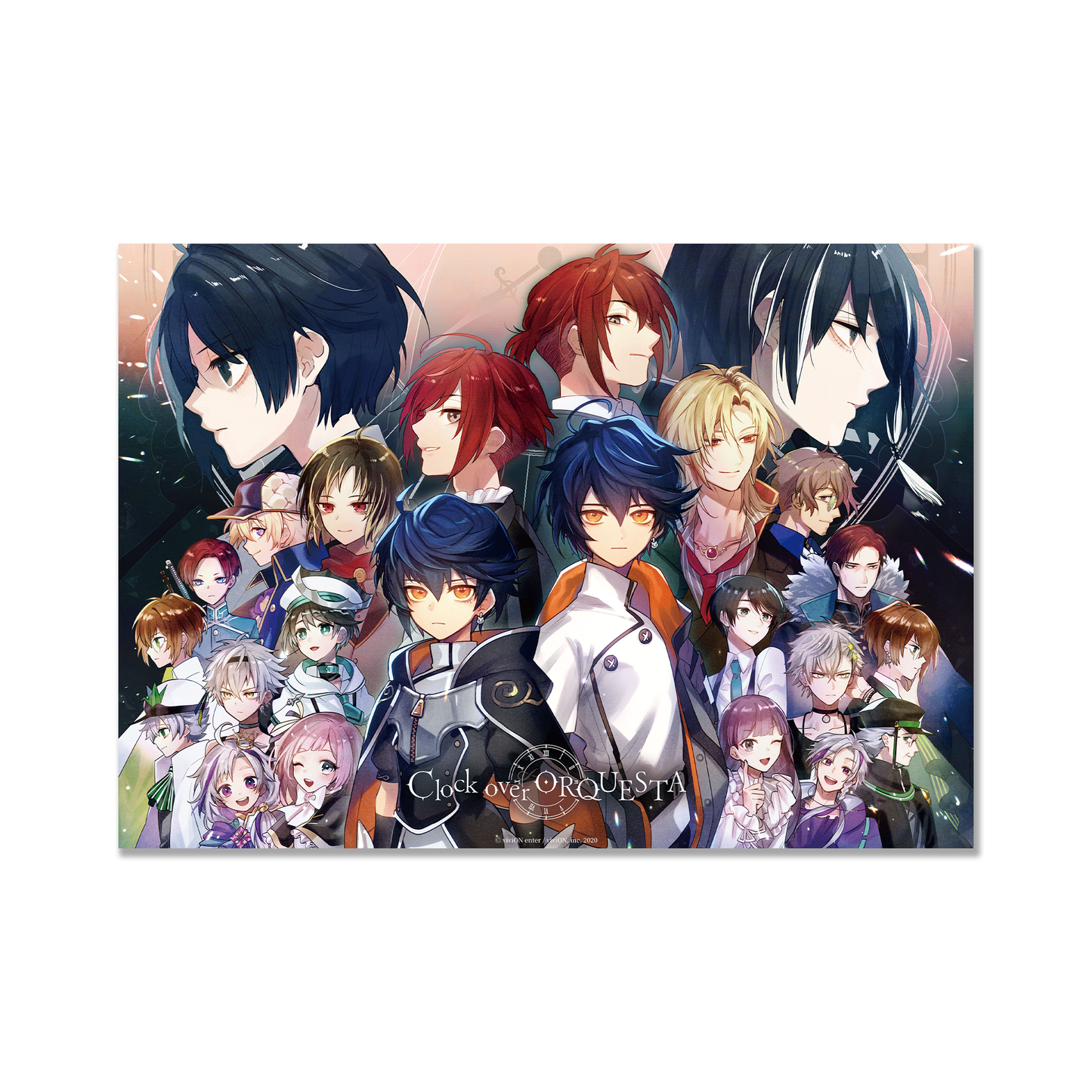 Kurokesta Manga Distribution Commemoration A3 Clear Poster