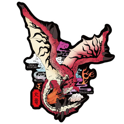 CAPCOM×B-SIDE LABELステッカー モンスターハンター リオレウス 浮世絵風