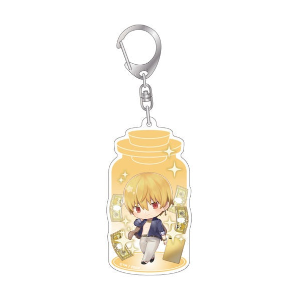 Fate/Grand Order Charatria Acrylic Key Ring - Caster/Gilgamesh (Establishment)