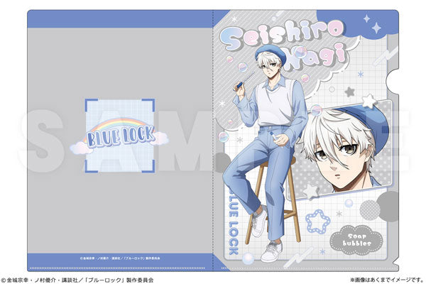 Blue Lock A4 clear file Ver. Soap bubbles 03 Nagi Seijiro