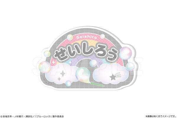 Blue Lock Name Badge Ver. Soap bubbles 03 Nagi Seijiro