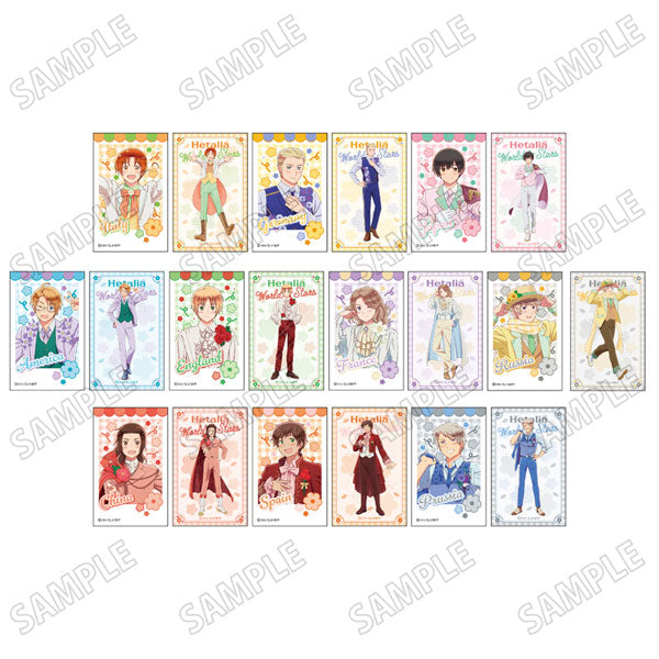 義呆利 World★Stars 그림이 그려진 미니 포토카드 컬렉션【플라워 퍼레이드 Ver.】10개입BOX