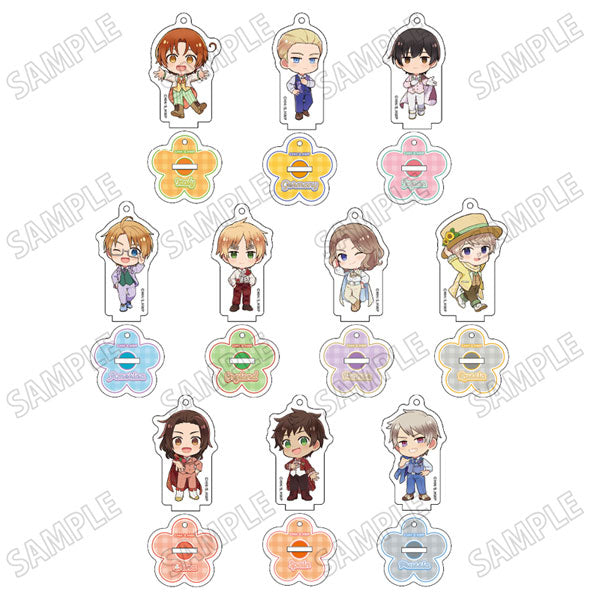 ヘタリア World★Stars ミニキャラアクリルキーホルダーコレクション【フラワーパレード Ver.】 10個入BOX
