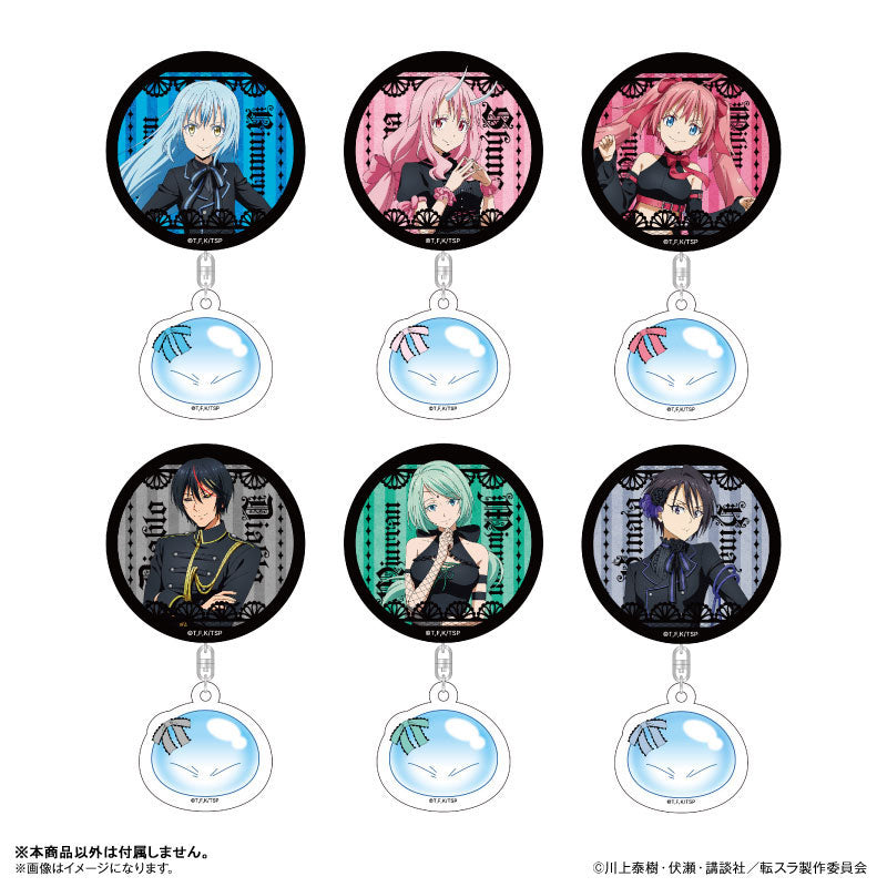 전생했더니 슬라임이었던 건에 대하여 아크릴 참이 달린 캔 배지 (고딕) 슈나