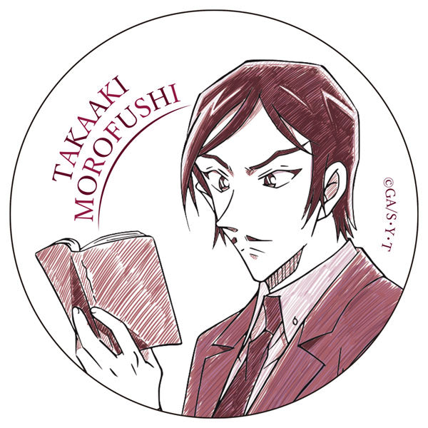 Detective Conan / Case Closed Pencil Art Can Badge Collection Vol.7 Takaaki Morofushi