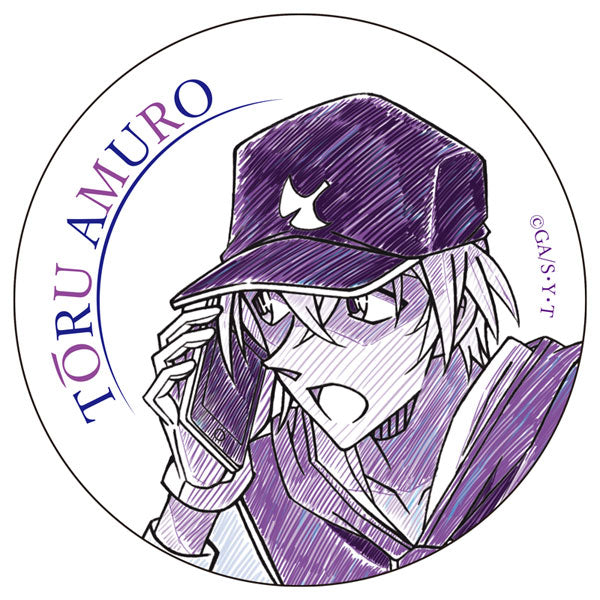 名侦探柯南》铅笔画徽章集第 7 卷:安室透