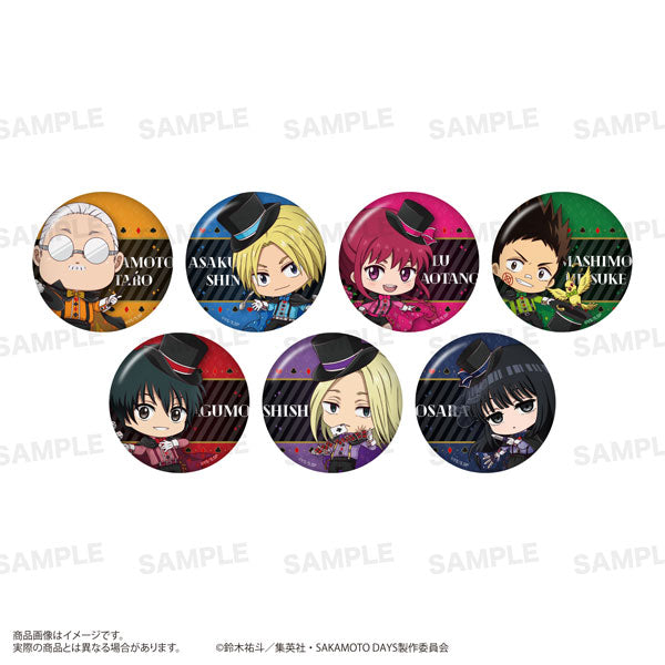 SAKAMOTO DAYS Trading Can Badges (Kyara Hoppin!) Magician Ver. 7 pieces BOX