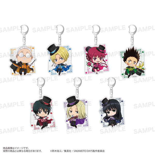 SAKAMOTO DAYS Trading Acrylic Key Chain (Kyara Hoppin!) Magician Ver. 7 pieces BOX