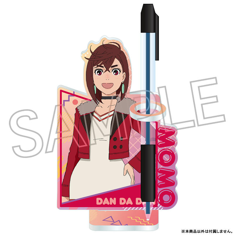 电视动画 Dundadan - 丙烯酸笔架,桃红色。