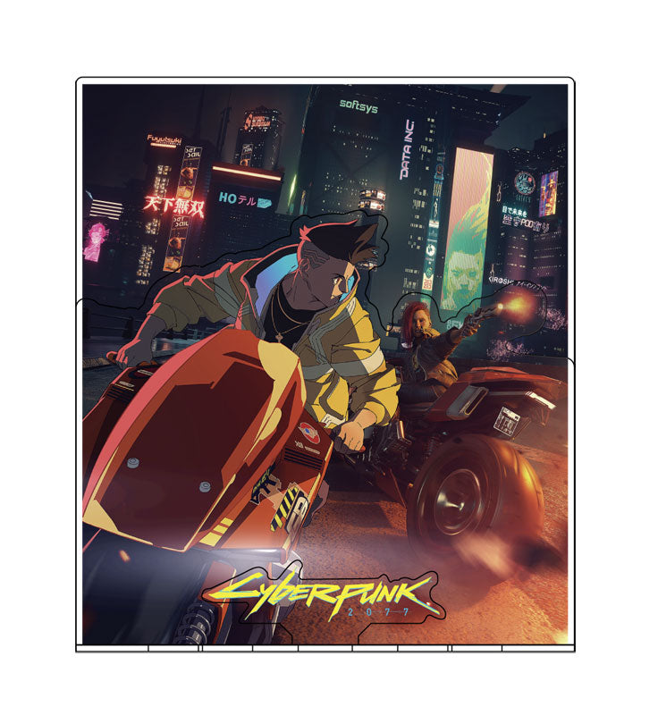 Tobisuta Cyberpunk 2077 & Edgerunners (V & DAVID BIKE CHASE)。
