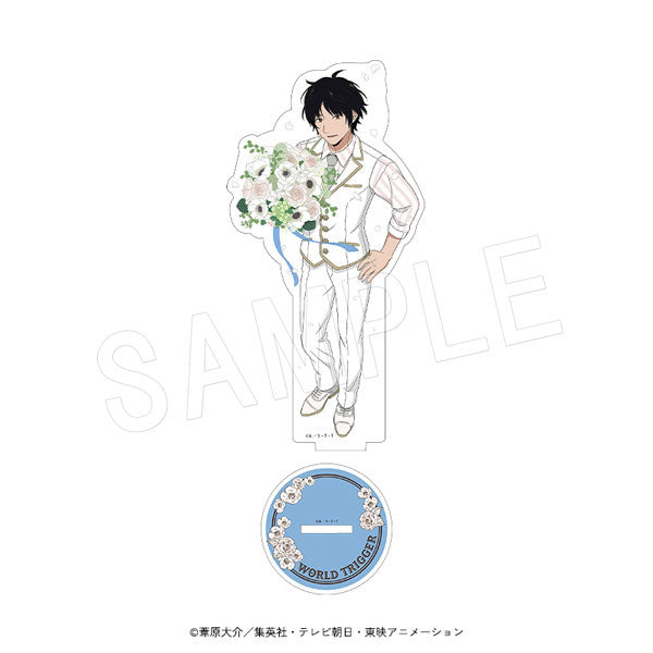 World Trigger Acrylic Figure Stand Bouquet Ver. Karasuma Kyousuke