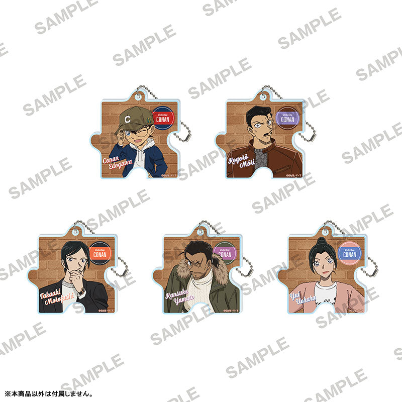 명탐정 코난 아크릴 퍼즐 키홀더 사복 버전: 유이 우에하라 유이