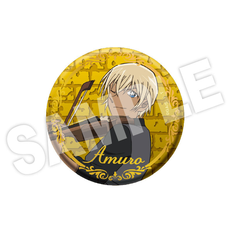 명탐정 코난 트레이딩 호일 스탬핑 캔 배지 음악 2025 5pcs BOX