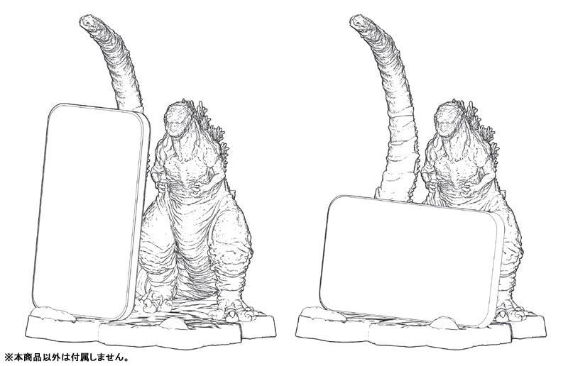 シン・ゴジラ DESKTOP MONSTER ゴジラ(2016) モバイルスタンド