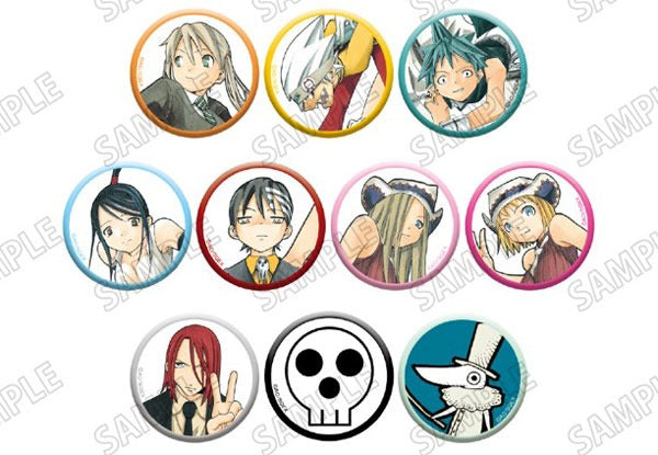 Soul Eater Can Badge Collection 10 pieces in a box