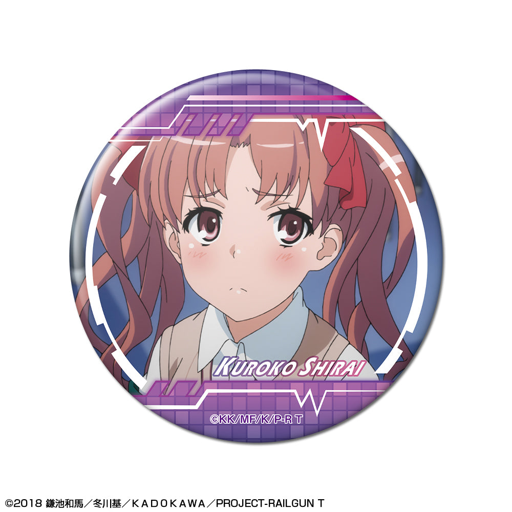 A Certain Scientific RailgunT Can Badge Design 05 (Kuroko Shirai/A)
