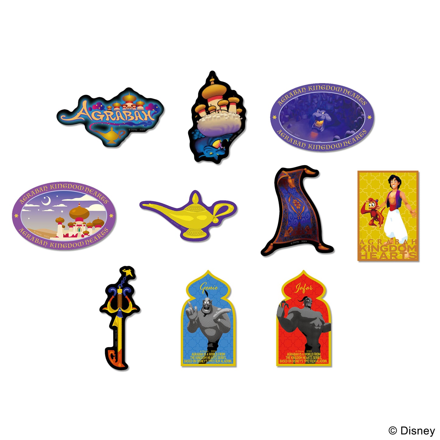 Kingdom Hearts / Stationery Sticker Set Agrabah