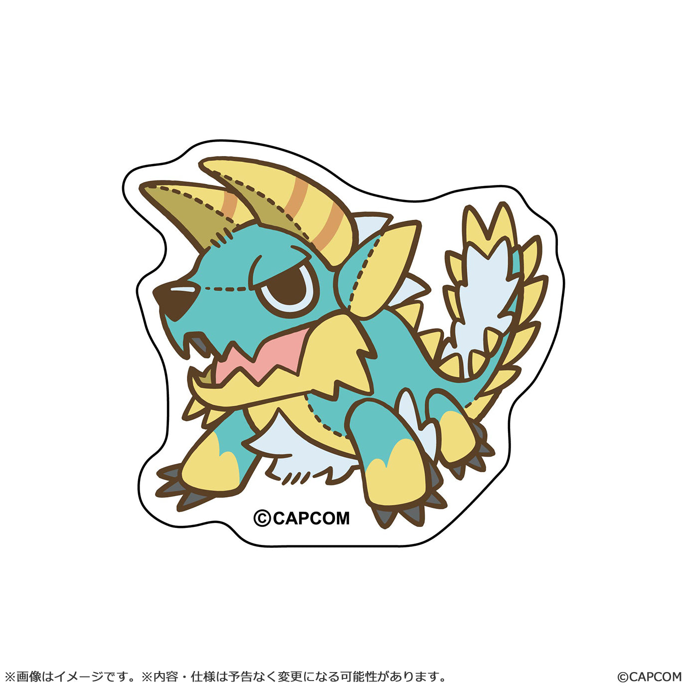 モンスターハンター モンでふぉ ダイカットステッカー ジンオウガ