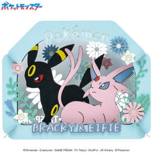 Paper Theater Pokémon Umbreon & Espeon PT-365