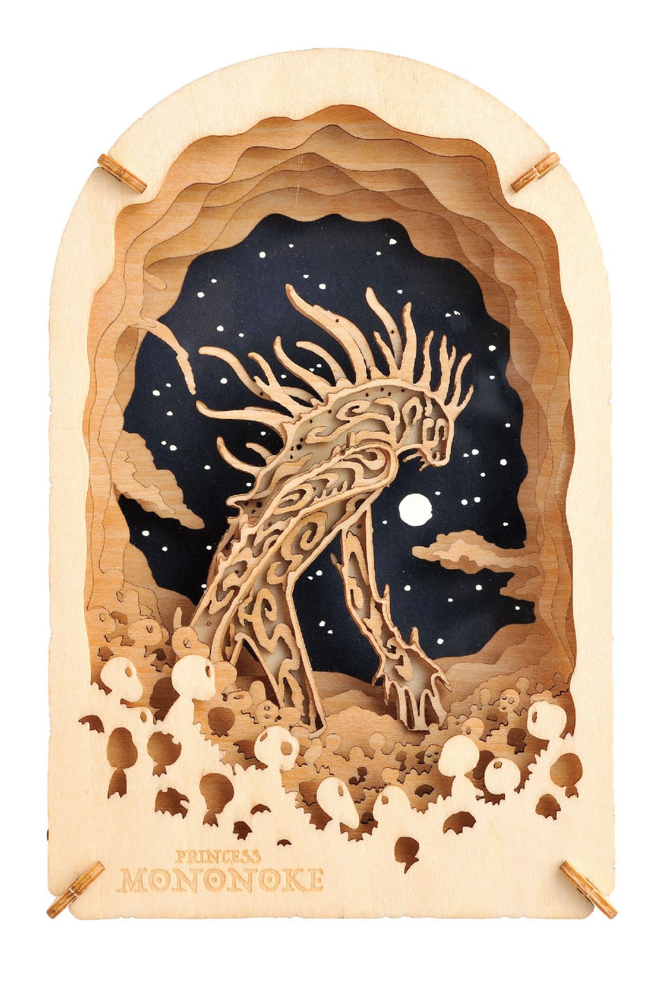 PAPER THEATER wood style L 모노노케히메 디다라보찌 PT-WL03