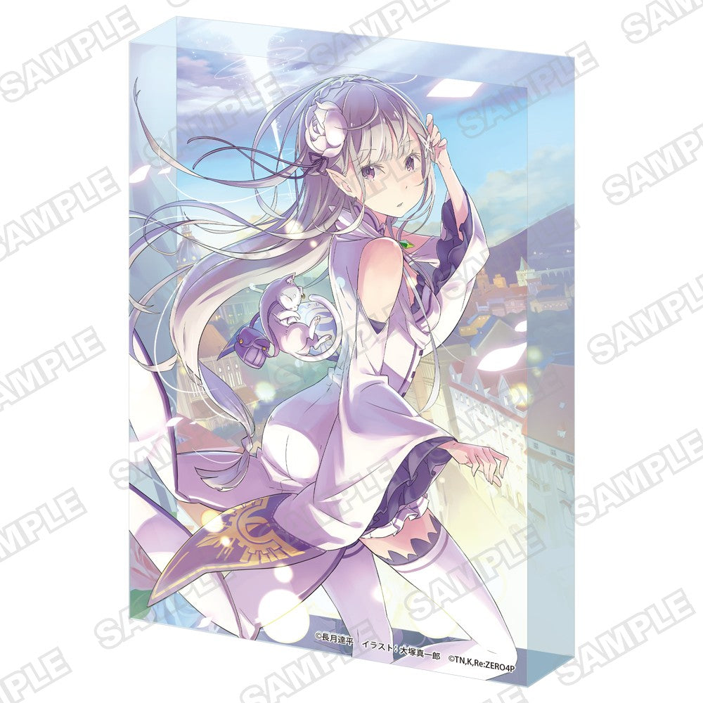 Re:Zero − Starting Life in Another World Acrylic block volume 1 cover illustration