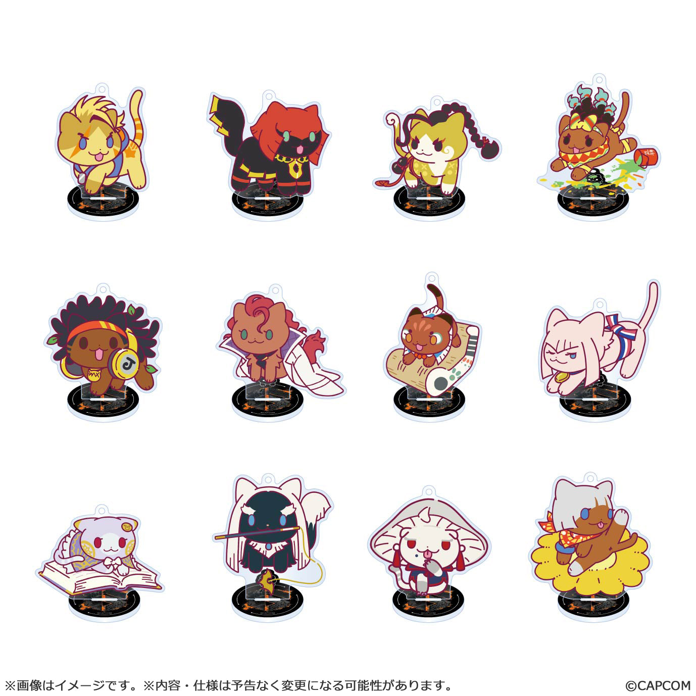 Street Fighter 6 NECO! Acrylic stand keychain collection