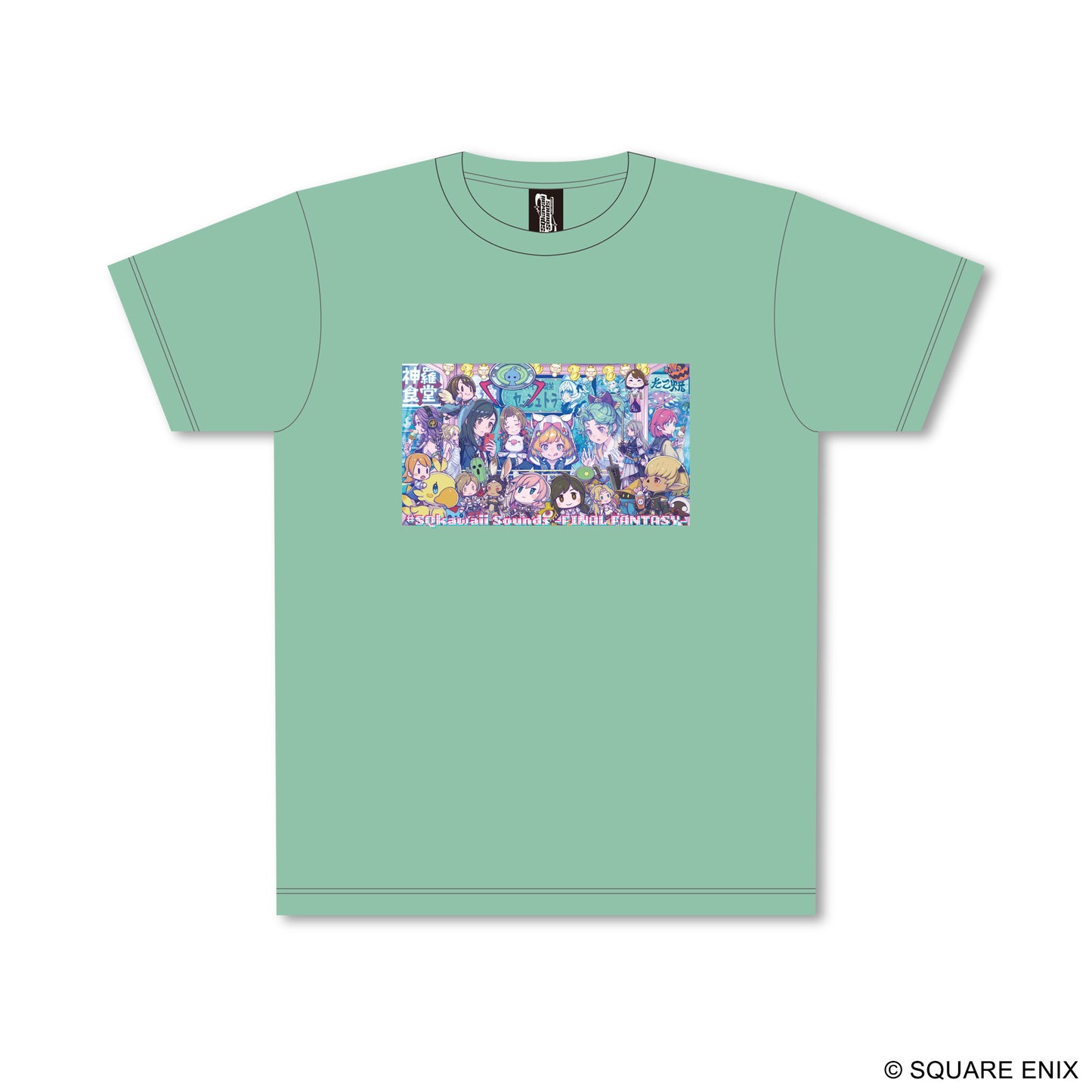 #SQkawaii Sounds -FINAL FANTASY- T-shirt mint green
